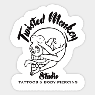 Twisted monkey studio Sticker